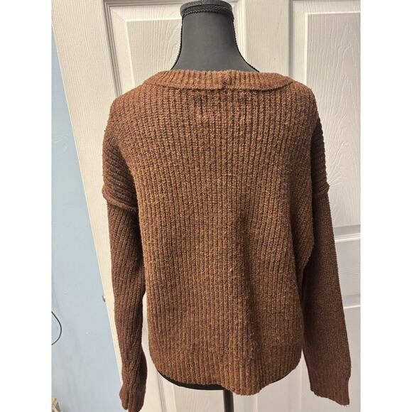 VTG American Eagle Brown Pullover Sweater Size Small - Picture 5 of 6